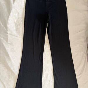 Black Flared Stretch Pants